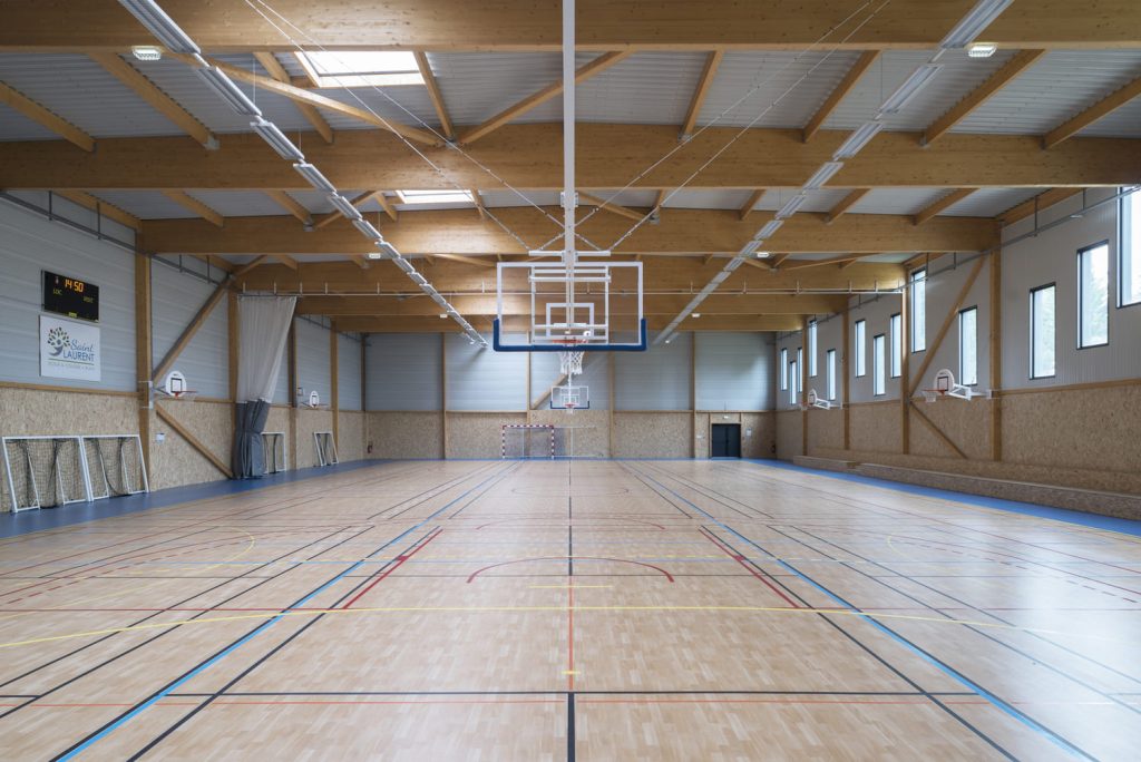 Construction d'un gymnase à Blain par FL Economie
