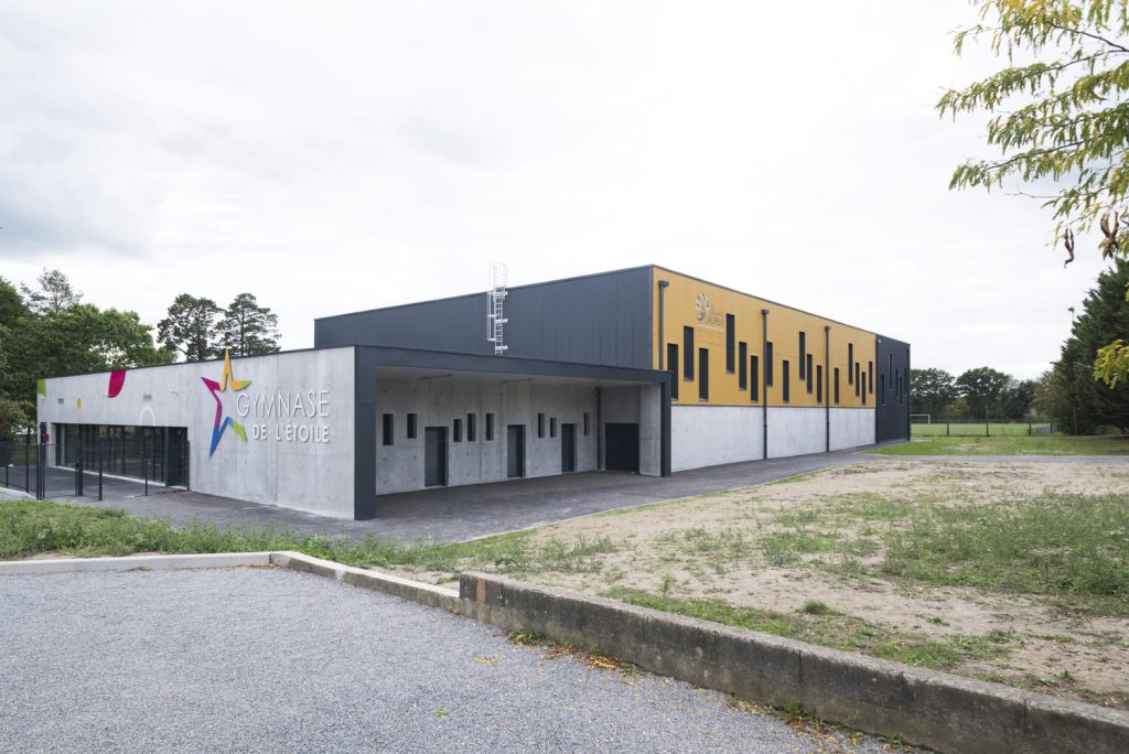 Construction d'un gymnase à Blain par FL Economie