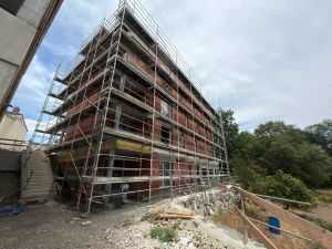 Chantier des 12 logements de Dompierre par FLeconomie - Bâtiment C