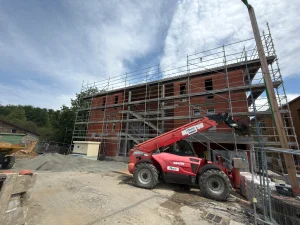 Chantier des 12 logements de Dompierre par FLeconomie - Bâtiment C