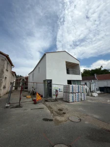 Chantier des 12 logements de Dompierre par FLeconomie - Bâtiment A
