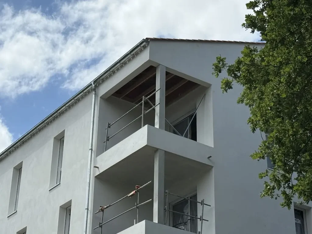 Chantier des 12 logements de Dompierre par FLeconomie - Bâtiment C