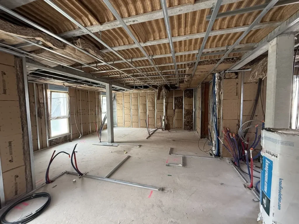 Chantier des 12 logements de Dompierre par FLeconomie - Bâtiment C